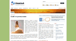 Desktop Screenshot of oblaksoft.com