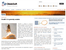 Tablet Screenshot of oblaksoft.com
